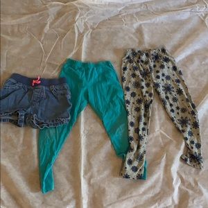 Girls Leggings and Short Size 6